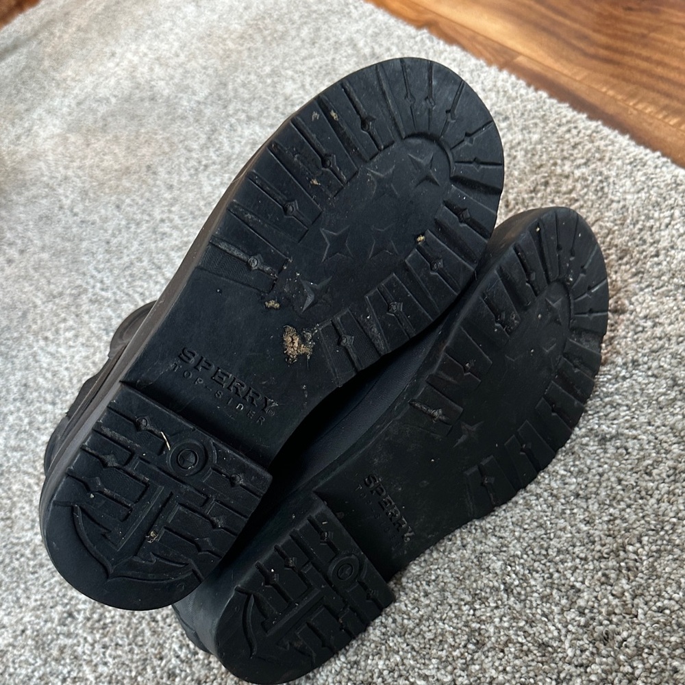 Sperry Black Ankle Waterproof Boots - Picture 5 of 5